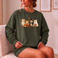 thumbnail image 5 of Funny Corgi Halloween Costumes Sweatshirt Unisex Cozy Fleece, 5 of 6