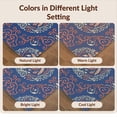 thumbnail image 7 of Design&I 3'x5' Washable Throw Rug Ultra-Thin & Non-Slip Skid-Resistant Small Coral Scrolls Reef Border Nautical Seashell Fish Turtle Ocean Playful for Entryway, Kitchen, 7 of 7