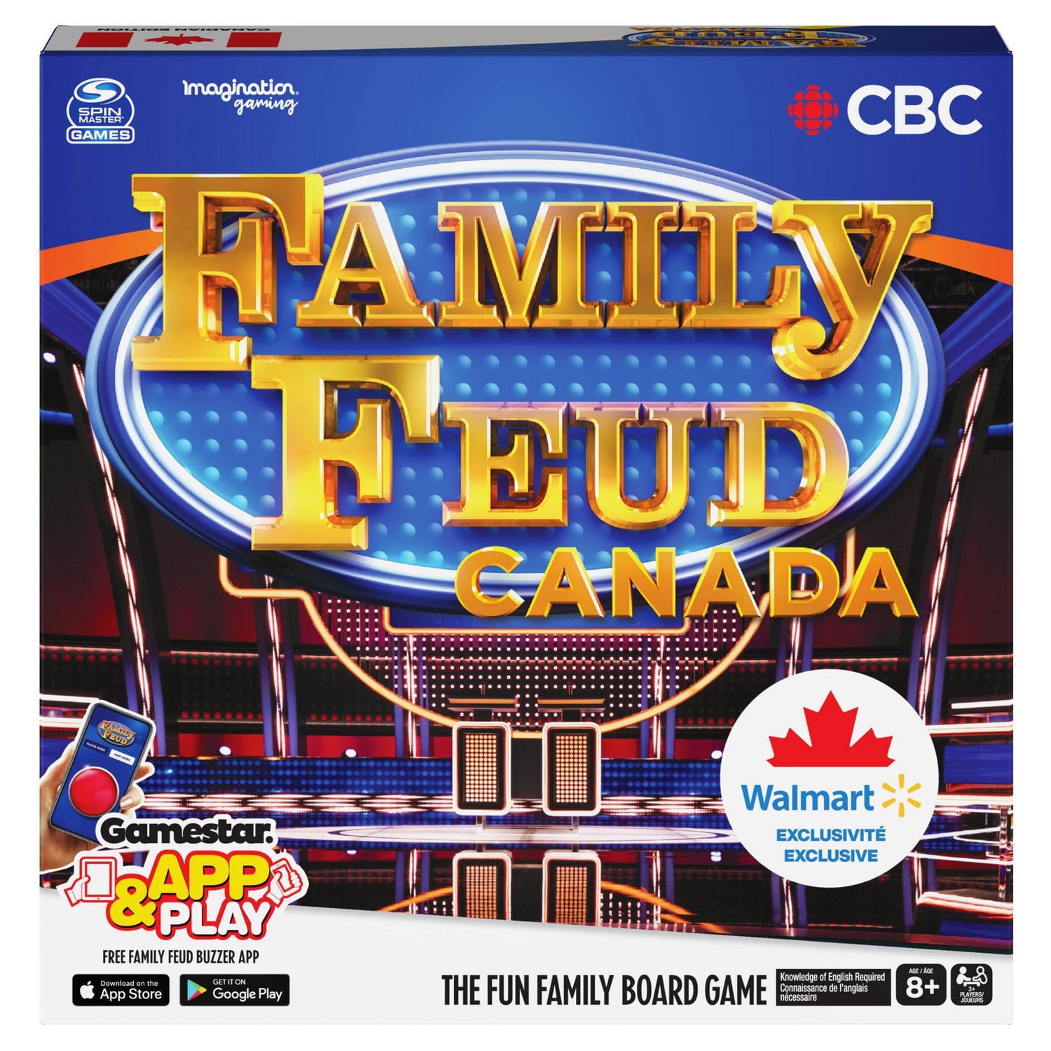 Family Feud Édition Canada, Jeu de questions, pour les familles et les enfants à partir de 8 ans, exclusivité Walmart
