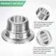 thumbnail image 2 of Uxcell 1-Pack Tri Sanitary 1.5 in Clamp Fittings to 1 in NTP Male Thread Stainless Steel Pipe Tubing Fitting Ferrule OD 50.5mm, 2 of 7
