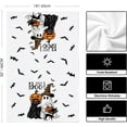 thumbnail image 6 of SM-XLHN Ghost Pumpkins Bats Cat Hey Boo Halloween Kitchen Towels Dish Towels, 18x26 Inch Seasonal Decoration Hand Towels Set of 2, 6 of 6