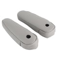 thumbnail image 4 of Funda para reposabrazos de asiento, 2 piezas de microfibra de cuero sintético para tarjetas de inserción, funda para reposabrazos de asiento de coche, funda de cuero sintético(GRIS), 4 of 5