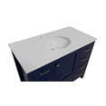 thumbnail image 6 of Horizon 42" Bathroom Vanity with Royal Blue Cabinet and Engineered White Top, 6 of 6