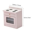 thumbnail image 2 of 1 Pce Mini Maison Meubles Meubles Modèle Cuisinière à Gaz Meubles Miniatures, 2 of 7