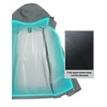 thumbnail image 7 of Little Donkey Andy Men's Waterproof Rain Jacket High-Perfomance Lightweight Rain Shell for Golf Hiking Grey XL, 7 of 7