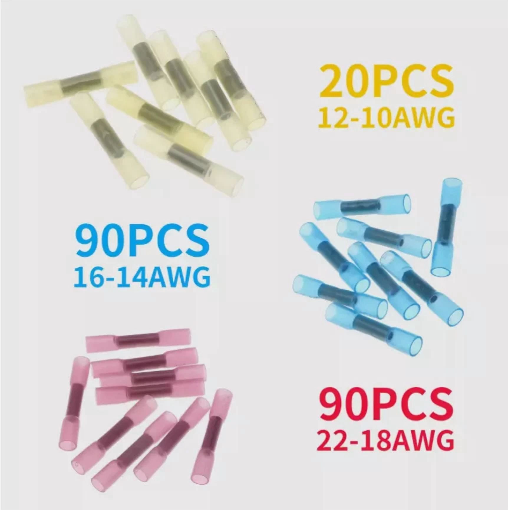 200X Assortment Heat Shrink Wire Connectors Electrical Terminals Crimp Seal*/*/*