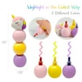 thumbnail image 2 of Wrapables Mini Stackable Highlighters, Cute Multi-color Markers, Unicorn, 2 of 6