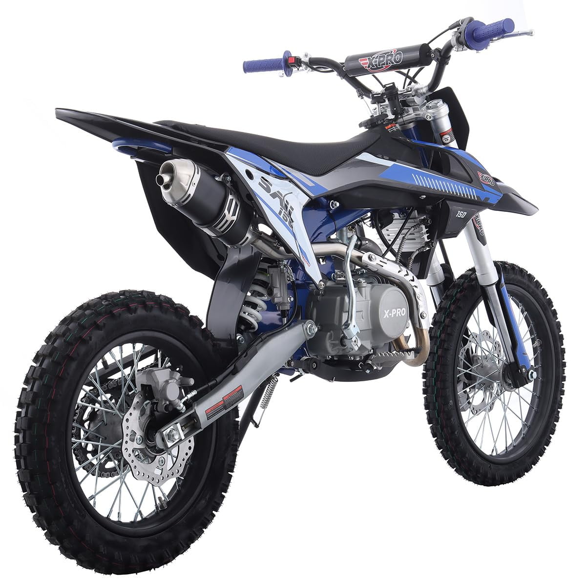 X-Pro Sail 150 Dirt Bike Zongshen Brand Engine with 4-Speed Manual Transmission! Kick Start, Big 17"/14" Tires!