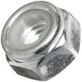 thumbnail image 2 of Carbon Steel Lock Nut, Zinc Plated Finish, Right Hand Threads, Self-Locking/Nylon Insert, Meets DIN 985, M5-0.80 Threads (Pack, 2 of 3