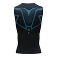 thumbnail image 3 of Haitryli Men's Athletic Tank Top Compression Workout Vest  Sleeveless Shirts Fitness Shapewear B Black XXL, 3 of 3