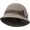 Khaki, variant on Women Cloche Bucket Bowler Hat 1920s Vintage Church Dress Party Hat Fall Winter Bell Round Cap Ladies Floral Fedora Hat