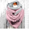 thumbnail image 1 of Bufanda de algodón con botones cálidos para mujer Mantente abrigado en otoño e invierno, 1 of 4