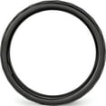 thumbnail image 2 of Ceramic Black 4mm Faceted Polished Band (Size 10.5) Made In China cer46-10.5, 2 of 5
