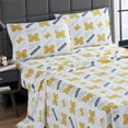 thumbnail image 3 of NCAA Officially Licensed Michigan Wolverines Microfiber Bed Sheet Set - Queen, 3 of 5