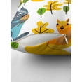 thumbnail image 4 of Ryan; Abstract Nature Floral Throw Pillow – Surreal Bold Botanical Design Cushion for Bedroom, Couch, or Creative Studio Decor, 4 of 7