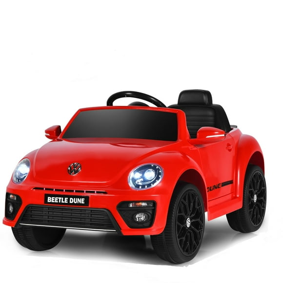 Topbuy 12 Toddler Ride On Car Volkswagen Beetle Kids Electric Toy w/Remote Control Red