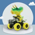 thumbnail image 4 of MesaSe 3Pcs Painted Children's Dinosaur Toy Animal Locomotive Simulation Inertial off-road Vehicle,Dinosaur Truck Toy,The Boy's Favorite Gift, 4 of 7