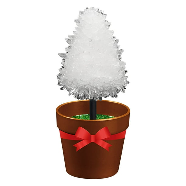 Kit navideño de cultivo de cristales | Experimento científico DIY de 6 colores | Crecimiento rápido en 24 horas | Juguete educativo STEM para niños a partir de 8 años | Regalo familiar