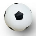 thumbnail image 2 of Pelota de fútbol granulada en blanco y negro para jardín de infantes, patio de juegos al aire libre, entrenamiento especial, competición deportiva, 2 of 6