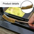 thumbnail image 3 of Mini Wire Brush Brass Nylon & Steel Brushes Rust Remover Cleaning Polish Grinder Brass Wire, 3 of 8