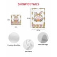 thumbnail image 7 of Happy Eatser Kitchen Dish Towels for Drying Dishes Set of 2, Colorful Bunny Eggs Rustic Flowers Botanical Waffle Weave Microfiber Hand Tea Bathroom Towels Quick Dry & Absorbent Towel 15.7x23.6, 7 of 7