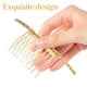 thumbnail image 4 of 2 piezas pinzas para el cabello delicadas peinetas horquillas tocado niñas abrazaderas laterales para el cabello, 4 of 6