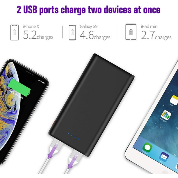 Power Bank 26800mAh, Ultra-High Capacity y Pack Universal Portable Charger  with 4 Indicator and USB Ports 