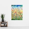 thumbnail image 2 of Wildflower Meadow Folk Art Extra Large XL Wall Art Poster Print, 2 of 3
