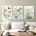 thumbnail image 2 of Botanical Art Wall Decoration Neutral Flower Wall Art Watercolor Botanical Painting Green Minimalist Poster Picture Botanical Wall Art Prints Vintage Farmhouse Decorative Painting, 2 of 7