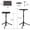 23.5"-46.5", variant on Projector Stand Tripod, Laptop Tripod Stand Height Adjustable with Gooseneck Phone Holder, Laptop Floor Stand for Office, Home, Stage, Studio, DJ Racks Holder Mount