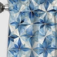 thumbnail image 3 of Designart "Mosaic Elegance In Vintage Blue And White IV" Damask Blackout Curtain Single Panel, 3 of 4