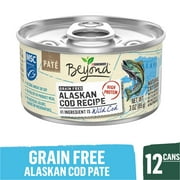 (12 Pack) Purina Beyond Grain Free, Natural, High Protein Pate Wet Cat Food, Alaskan Cod Recipe, 3 oz. Cans