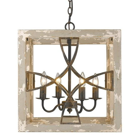 Golden Lighting 0847 4p Abi 18 In Morgan 4 Lights Antique Black