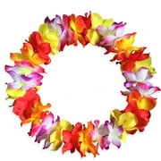 Angle View: 1pcs Counts Tropical Hawaiian Luau Flower Lei Party Favors