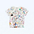 thumbnail image 2 of AJTQTH Tops for Baby Toddler Kids Cute Colorful 3D Printed Tees Crewneck Short-Sleeved Tshirts Cotton Lightweight Comfy Casual Shirts Blouses Clothes Outfits White 1 Years, 2 of 6