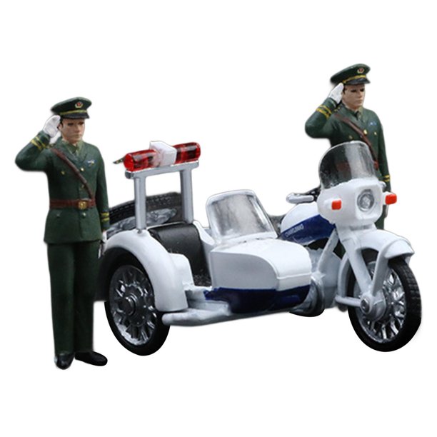Figura de motocicleta a escala 1/64 Strade Fareast Limited artesanía pintada a mano decoración de paisaje