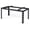 Black, variant on Costway Mini Split Ground Stand with Adjustable Height, Width & Length, Outdoor AC Base Black
