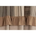 thumbnail image 6 of VHC Brands Sawyer Mill Curtain, Panel 63x36, Charcoal Khaki Tan, 6 of 7
