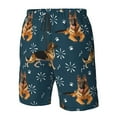 thumbnail image 5 of Naloa German Shepherd Dog Men's Beach Shorts, Surfing shorts, Swim trunks, Quick Dry Swim Trunks for Surfing Beach Fun - Small, 5 of 9