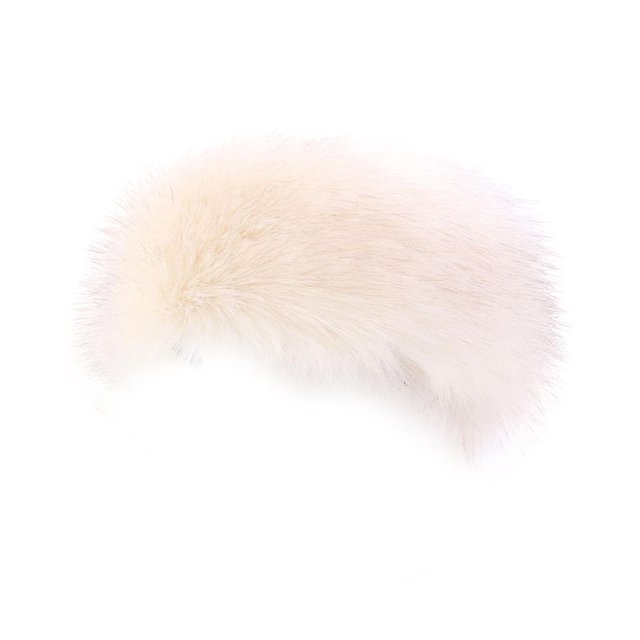 Diademas calentadoras de orejas peludas Zulema beige