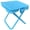 Sky blue, variant on Ultra-Lightweight Portable Folding Stool, Compact Foldable Camp Chair for Outdoor Hiking, Fishing, and Sketching, Heavy-Duty Metal Slacker Chair with Ergonomic Carry Handle
