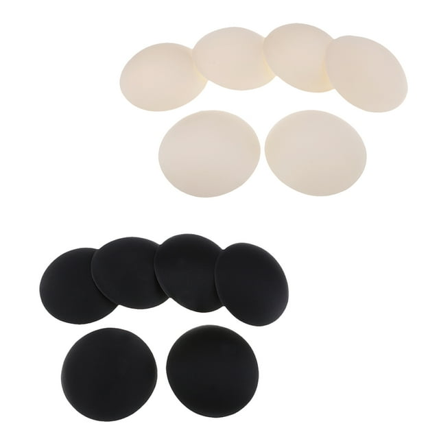 6 pairs round bra pads bra inserts cup sponge suitable
