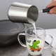thumbnail image 4 of Olla de moca espesada de acero inoxidable para complemento alimenticio, mini freidora con mango, 4 of 6
