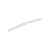 Genuine OE Jaguar Upper Molding - T2H17142