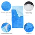thumbnail image 6 of Lineslife Extra Long Toddler cot with Sleeping Bag, Portable Kids Travel Bed for Sleeping, Blue 53''x26'', 6 of 8