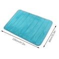 thumbnail image 3 of ASXITE Bath Mats for Bathroom Floor,Bathroom Rugs Sets,Bathroom Kitchen Absorbent Coral Velvet Memory Foam Non-slip Floor Mats, 3 of 5