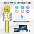 thumbnail image 2 of Wireless Bluetooth Karaoke Microphone with Speaker and Recording Function Children's Best Gift Singing Toy, 2 of 5