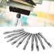 thumbnail image 5 of Fresa De Broca Helicoidal, Resistencia Al Desgaste De Enfriamiento A Alta Temperatura 10 Piezas Brocas De Enrutador CNC De Alta Dureza Para Metal ANGGREK Broca helicoidal de vástago recto, 5 of 8