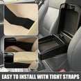 thumbnail image 4 of Unique Bargains Car Center Console Pad Waterproof Armrest Seat Box Cover Protector for Lexus ES330 ES350 2005-2009 Beige, 4 of 7