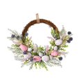 thumbnail image 3 of Corona de primavera Artificial, decoración de huevos de Pascua, decoración de pared, corona de Pascua, colgante de puerta para boda, hogar, ventana, Estilo D, 3 of 9